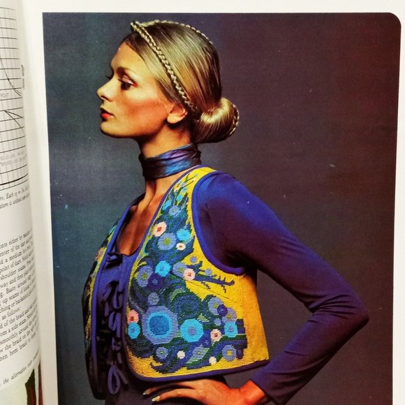 Golden Hands Magazine Needlepoint Bolero Part 16 Vol 2 Crochet Guide 70s - Picture 6 of 8